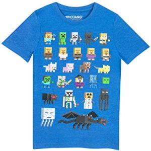 Minecraft-Camiseta-para-nio-Minecraft-Azul-7-8-Aos-0